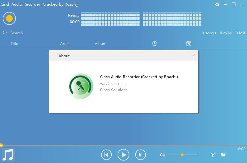Cinch Audio Recorder 4.0.2 Crack + Registration Code full Latest Version [2022]
