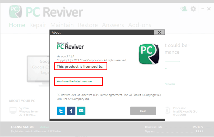 ReviverSoft PC Reviver 5.42.2.10 License Code Latest Version 2023